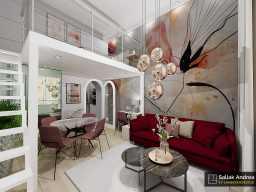 We Design It - Room-kitchen in luxury design